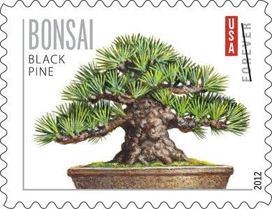 Forever Stamps 2012 Bonsai Trees-Cultural Heritage Collection, First-Class Postage