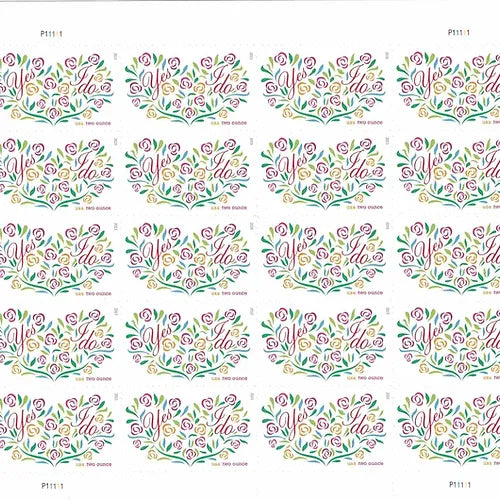 Two-Ounce Stamps 2015 Yes, I Do-Wedding Invitation, First-Class Postage