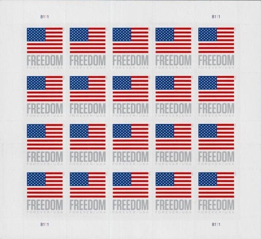 Forever Stamps 2023 U.S. Flag-Modern Patriotic Symbol, First-Class Postage