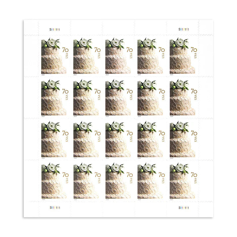 First Class Stamps 2014 Wedding Cake-Wedding Invitation, 70¡é Postage