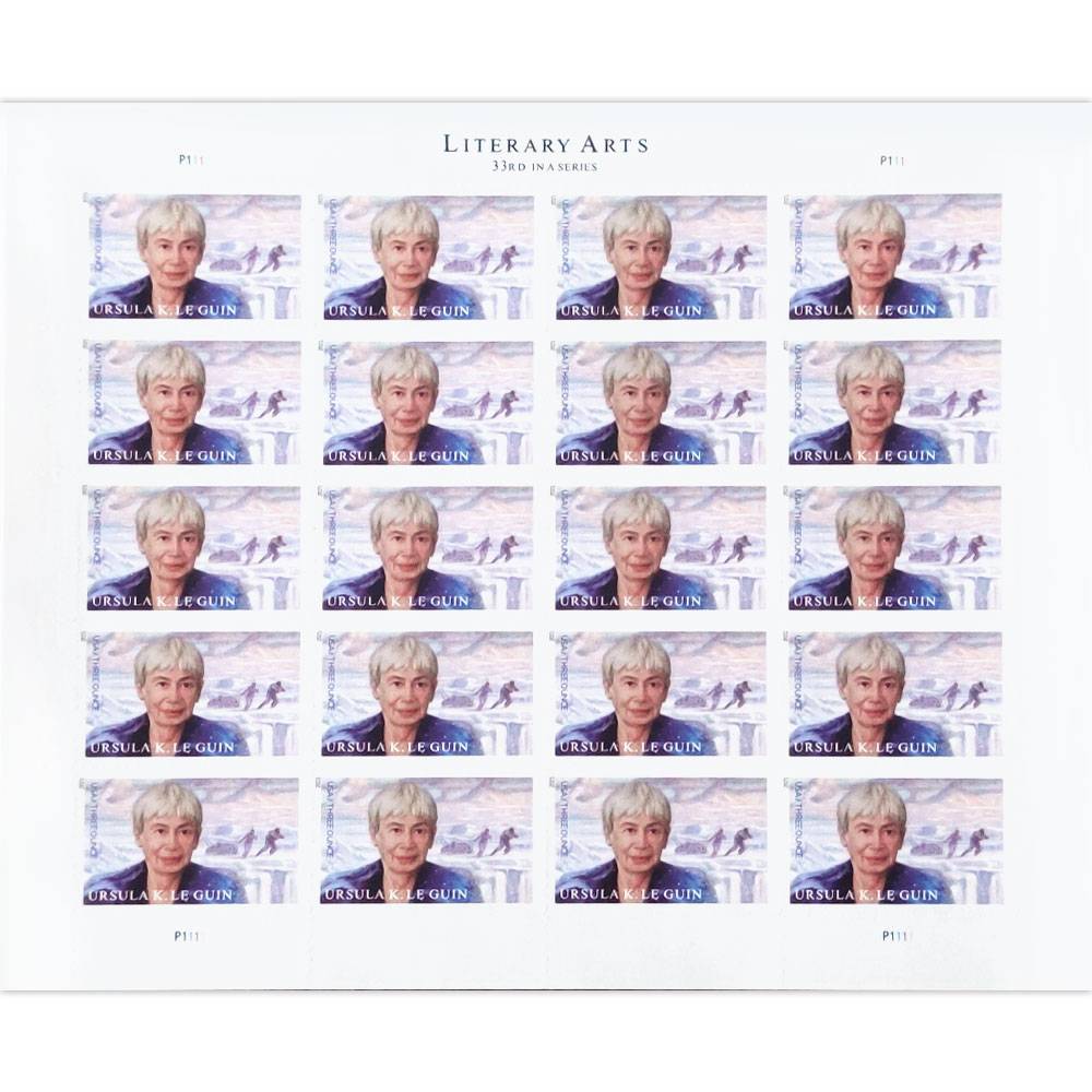 Three-Ounce Stamps 2021 Ursula K. Le Guin-Literary Tribute, First-Class Rate