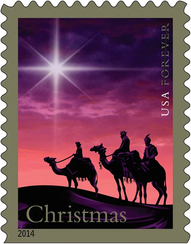 Forever Stamps 2014 Christmas Magi-Holiday Celebration, First-Class Postage