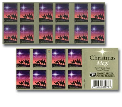 Forever Stamps 2014 Christmas Magi-Holiday Celebration, First-Class Postage