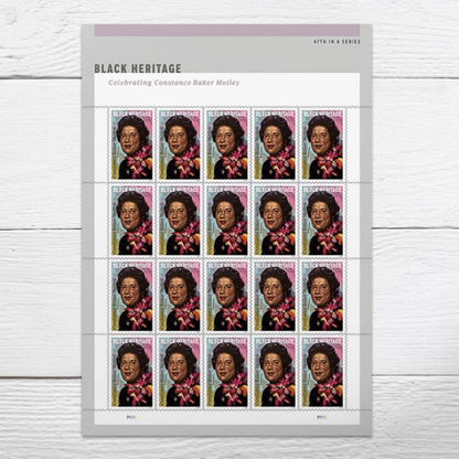 Forever Stamps 2024 Constance Baker Motley-Black Heritage, First-Class Postage