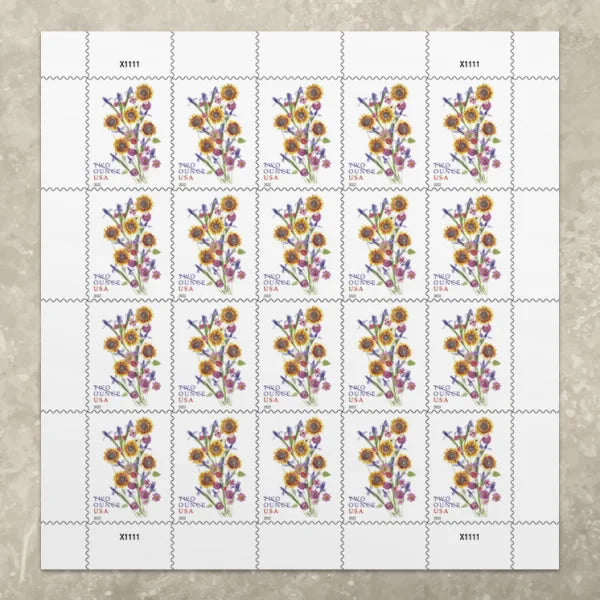Two-Ounce Stamps 2022 Sunflower Bouquet-Wedding Invitation, First-Class Rate