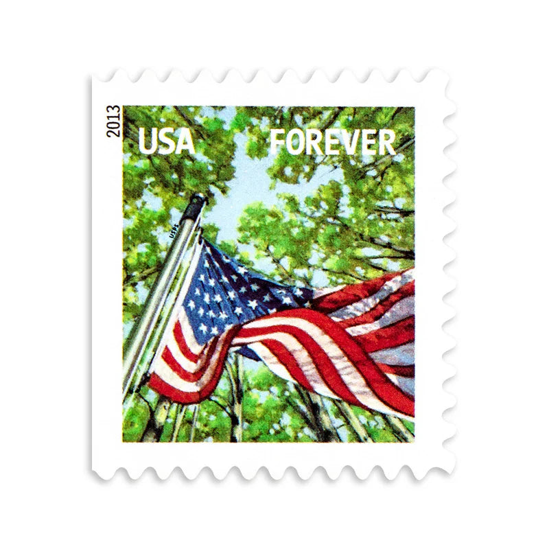 Forever Stamps 2013 A Flag for All Seasons-Patriotic Symbol & Seasonal Celebration, First-Class Postage