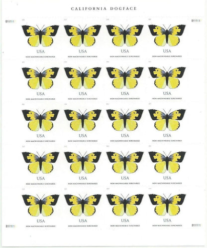 $1.12 Stamps 2019 California Dogface Butterfly-Non-Machinable Surcharge, First-Class Rate