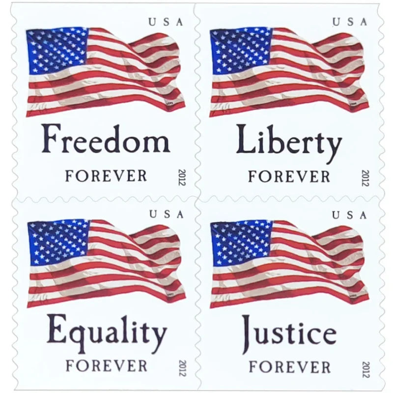 Forever Stamps 2012 Four Flags-Patriotic Symbol, First-Class Postage