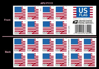 Forever Stamps 2018 U.S. Flag-Patriotic Symbol, First-Class Postage
