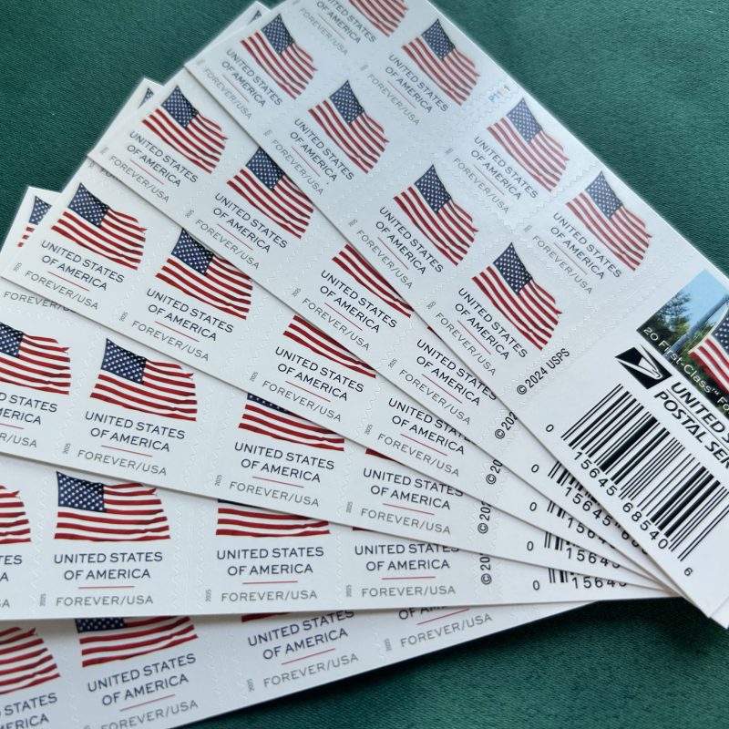 Forever Stamps 2025 U.S. Flag-Patriotic Symbol, First-Class Postage