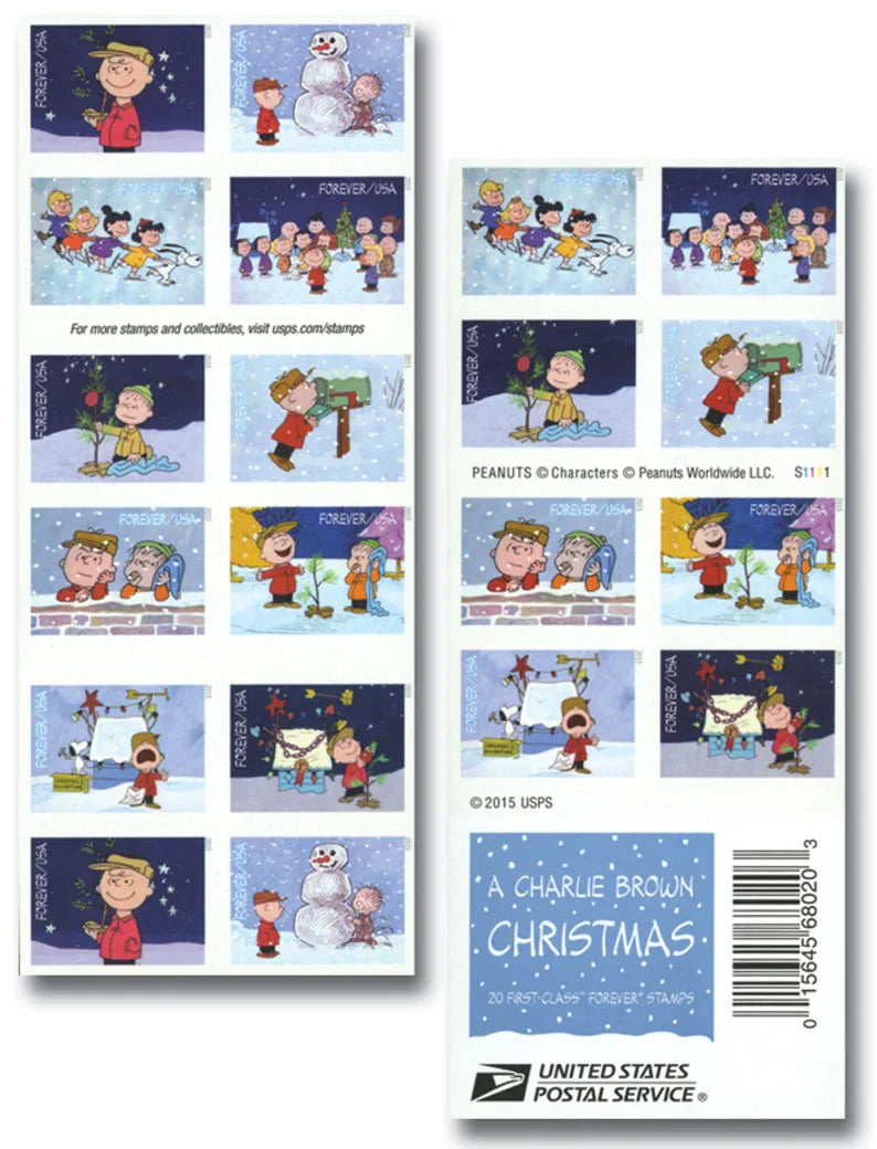 Forever Stamps 2015 A Charlie Brown Christmas-Holiday Celebration, First-Class Postage