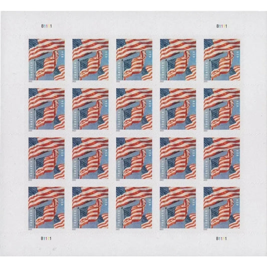 Forever Stamps 2022 U.S. Flag-Patriotic Symbol, First-Class Postage