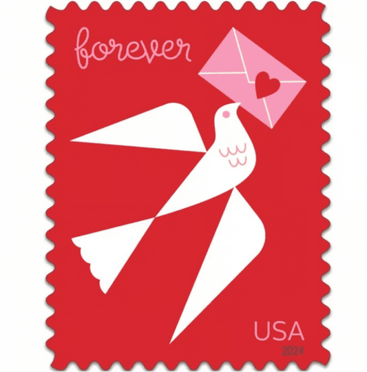 Forever Stamps 2024 Love Series-Love & Celebration, First-Class Postage