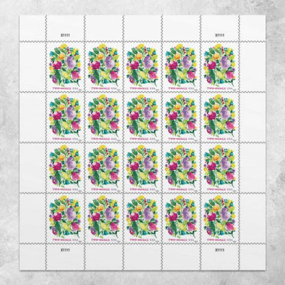 Two-Ounce Stamps 2024 Wedding Blooms-Wedding Invitation, First-Class Postage