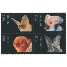 37¡é Stamps 2002 Night Friends American Bats-Nature Series, First-Class Postage