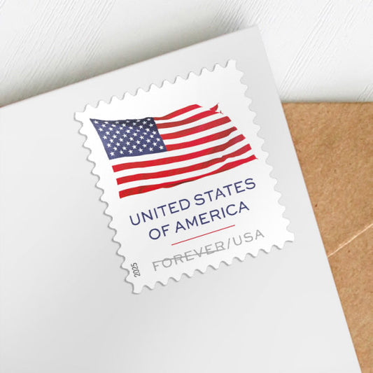 Forever Stamps 2025 U.S. Flag-Patriotic Symbol, First-Class Postage