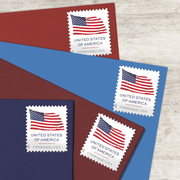 Forever Stamps 2025 U.S. Flag-Patriotic Symbol, First-Class Postage