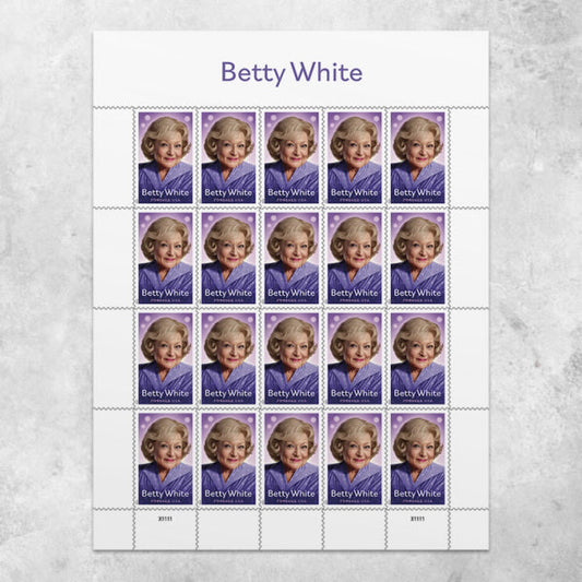 Forever Stamps 2025 Betty White-Commemorative Issue, First-Class Postage