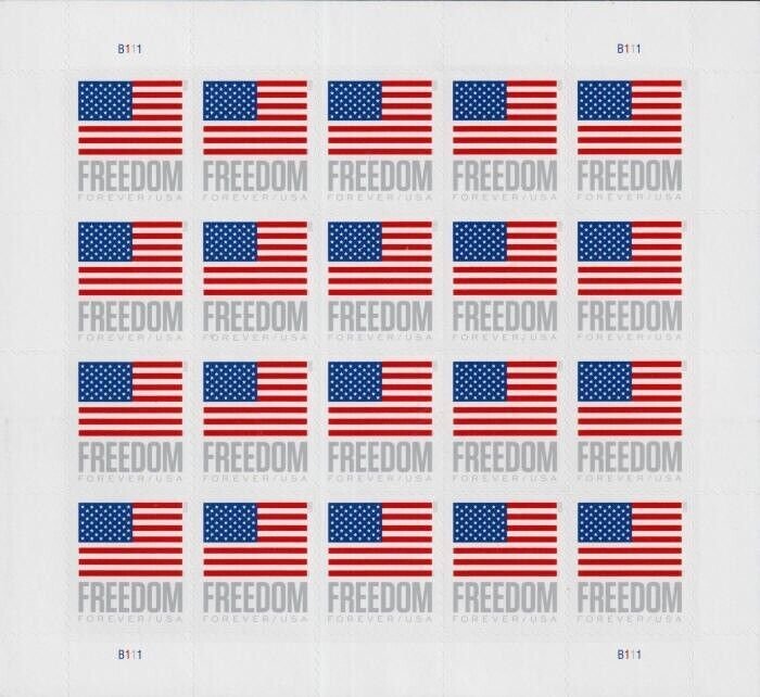 Forever Stamps 2023 U.S. Flag-Modern Patriotic Symbol, First-Class Postage