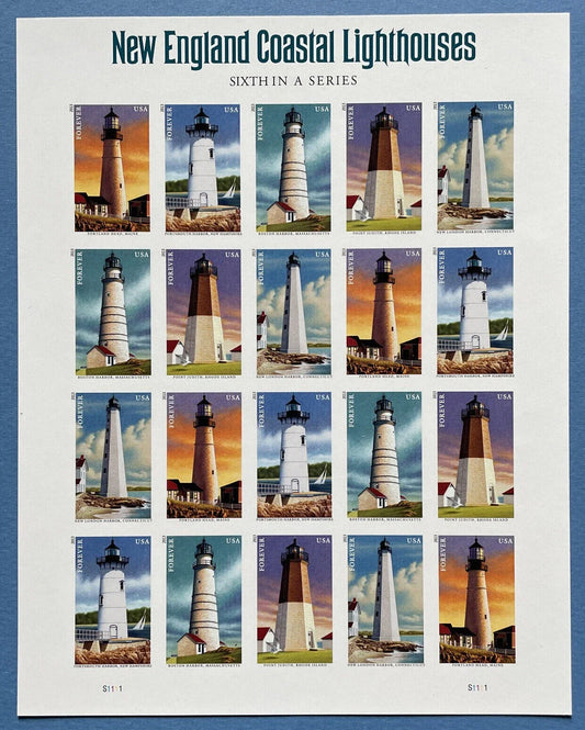 Forever Stamps 2013 Mid Atlantic Lighthouses-First-Class Postage