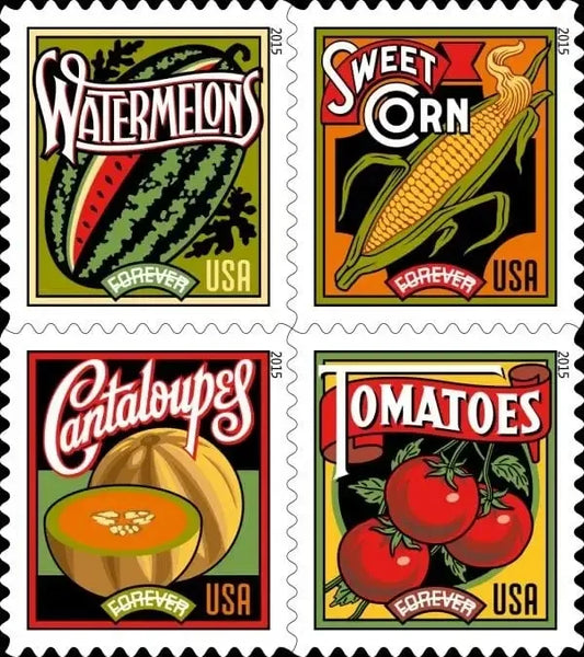 Forever Stamps 2015 Summer Harvest-Seasonal Celebration, First-Class Postage