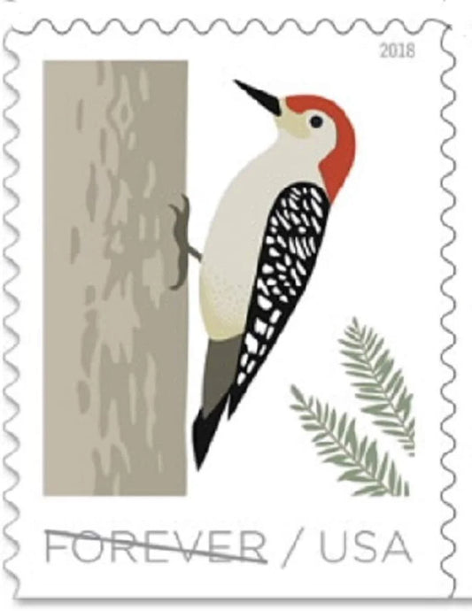 Forever Stamps 2018 Birds in Winter-Seasonal Wildlife, First-Class Postage