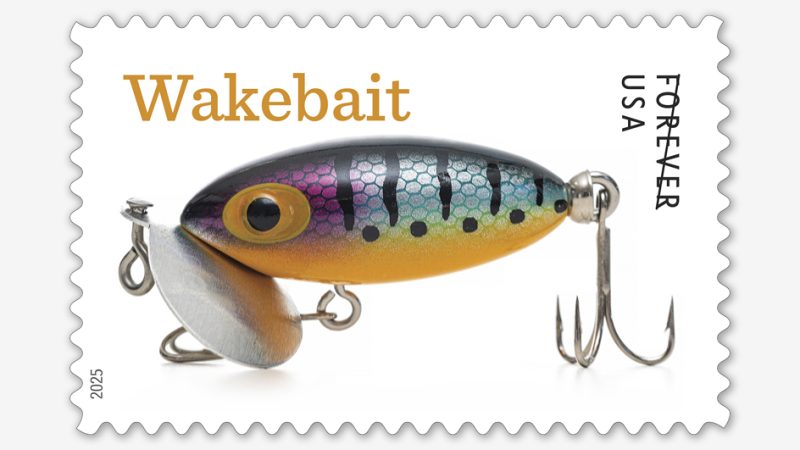 Forever Stamps 2025 Freshwater Fishing Lures-Outdoor Recreation, First-Class Postage